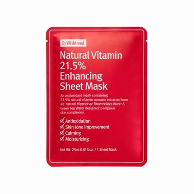 By Wishtrend Natural Vitamin C 21.5% Enhancing Face mask 23 ml Mascher