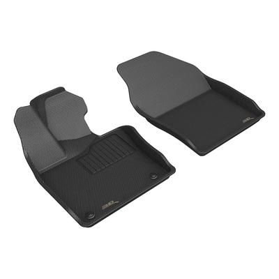 3D Mats USA Floor Made of Rubber Black Molded Liner, Front Row, 3-year limited warranty L1TY30511509
