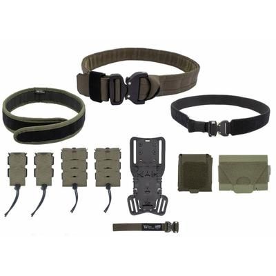 Wilder Tactical Urban Elite Kit w/ 500D Extended Dump Pouch Right Ranger Green 40-44 UEKRGEXXL