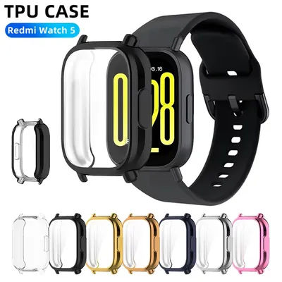 Couverture complète pour Xiaomi Redmi Watch 5 Active 5 Lite Smartwatch coque de protection d'écran en TPU coque de protection pour Xiaomi Redmi Watch 5