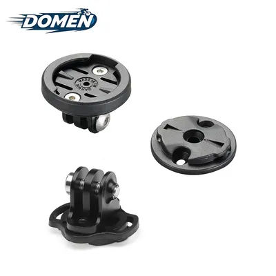DOMEN Bike Computer Mount Bicycle Camera Garmin Gopro Headlight Holder Adapter Bicycle Camera Light Mount Stand MTB Road Parts