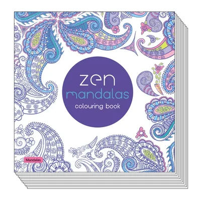 24 page Mandala Coloring Book Coloring Book Graffiti Drawing Adult Stress Relief