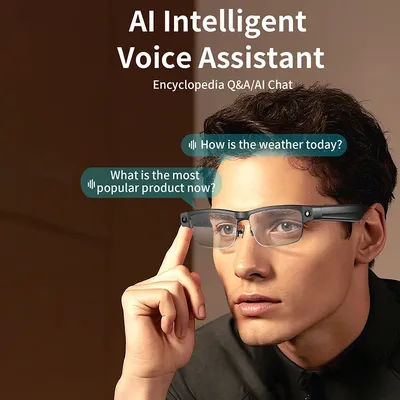 AI smart glasses with 8 million high-definition video recording, Bluetooth calling, music playback, summer sunglasses