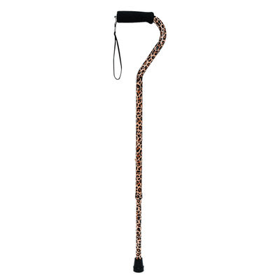 Dmi Lightweight Adjustable Aluminum Cane, 39", Leopard