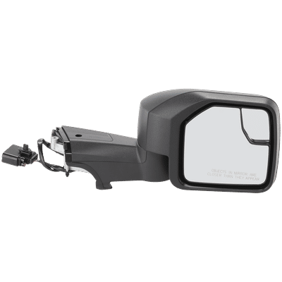 JC Whitney Mirror Textured Black, Passenger Side, 1-year limited warranty FD549ER