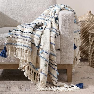 Fiora Woven Throw - Grandin Road