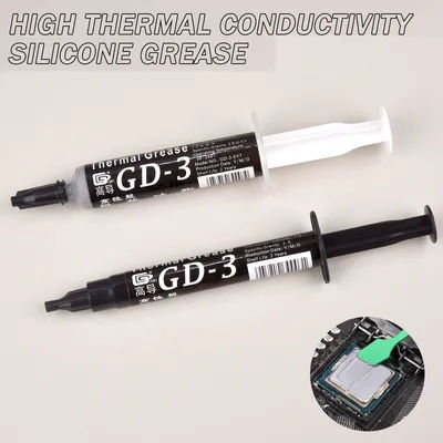 GD-3 Thermal Paste 3g/7g CPU Cooler Silicone Grease For CPU Processors GPU Printer Heat Sink Cooling Cooler Thermal Compound