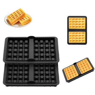 Moules à gaufres en Silicone pour Philips double panier Airfryer série 3000 6L/3L, moule à gaufres pour Philips NA350 Tefal EY9018
