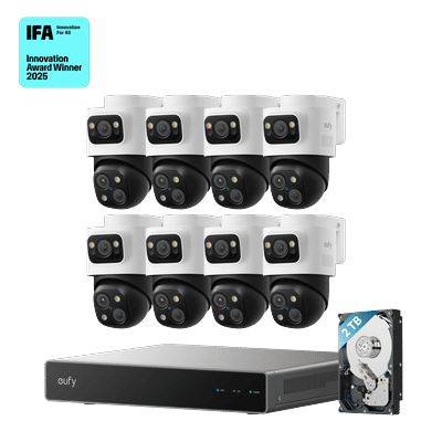 eufy PoE NVR Security System S4 Max + 4 PoE Cam S4 Add-Ons