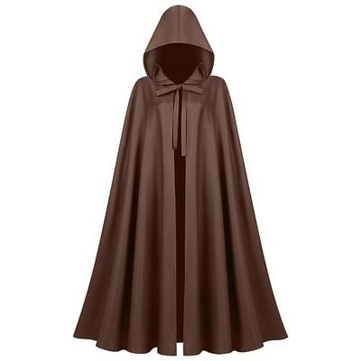 Retrò Vintage Medievale Mantello Strega Vichingo Ranger Costume Per uomo Per donna Unisex Celtico Vichingo Notte di Valpurga Halloween Carnevale Mascherata Performance Palcoscenico Mascherata Adulti
