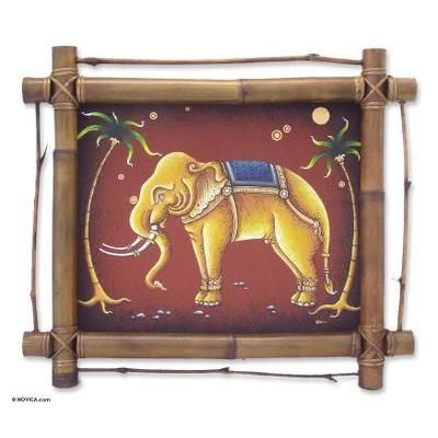 Cubist Painting - 'Thai Elephant'