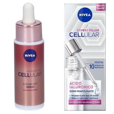 Nivea Cellular Expert Filler Siero Viso Acido Ialuronico Rimpolpante +