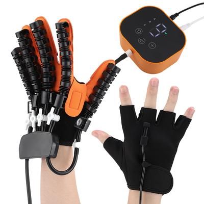 Left & Right Hand Finger Rehabilitation Robot Gloves Stroke & Hemiplegia Therapy Glove For Cerebral Infarction Recover left Hand medium