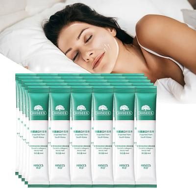 Centella Collagen Sleeping Facial Masks, Anti Aging Moisturizing Face Mask With Silk Proteinn white