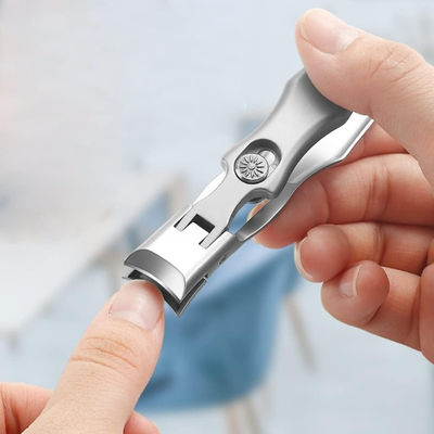 Ultra Sharp Stainless Steel Nail Clippers silver