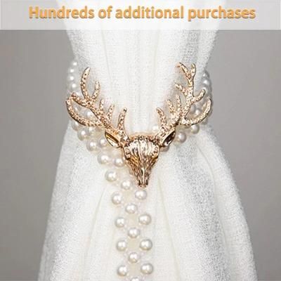 Elk Pearl Stretchable Curtain Clip Decor For Modern Home Accessories 3