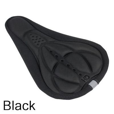 Padded Gel Bike Seat Cushion With 3D Foam Support For Mountain And Exercise Bikes black 2