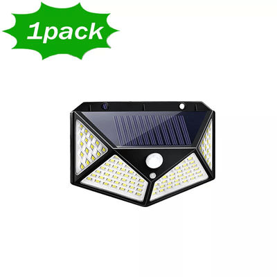 Solar Power 100 LEDs Light PIR Motion Sensor Outdoor Security Lamp For Wall & Garden 1 Pcs
