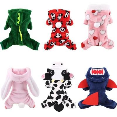 Cozy Pet Dog Jumpsuits: Fleece Pajamas & Jackets For Dogs 8 L 3 4.2KG