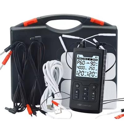 4 In 1 Electric Muscle Stimulator TENS EMS Physiotherapy Device black