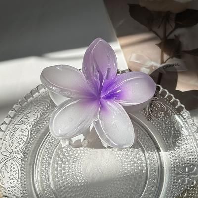 Large Boho Flower Hair Claw Clips For Women, Stylish Hairpins & Barrettes For Beach & Everyday Wear 13