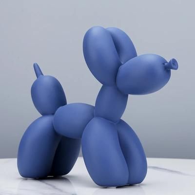 Balloon Dog Statue: Nordic Resin Animal Sculpture For Modern Home Decor 5