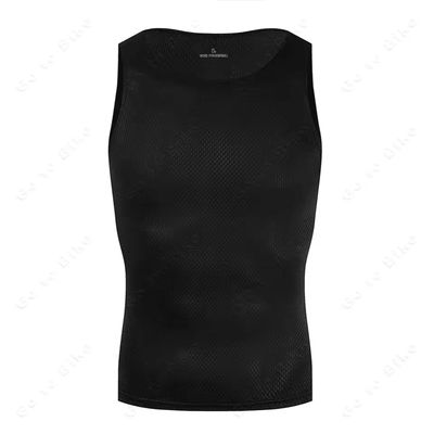 Colorful Cycling Base Layer Quick Dry Sleeveless Undershirt For MTB & Road Biking l black