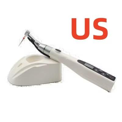 Cordless LED Dental Endo Motor With 16 To 1 Contra Angle Low Speed Handpiece us Plug