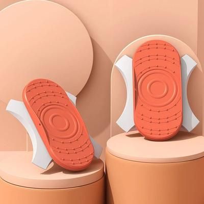 Adjustable Waist Twisting Disc Premium Weight Loss Twist Board For Effective Core Training And Slimming orange