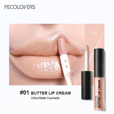 Butter Gloss Non Sticky, Lip Gloss Long Lasting, Nude Lip Makeup Hydrating, Lip Gloss With Essential Oil Liquid Lipstick 01