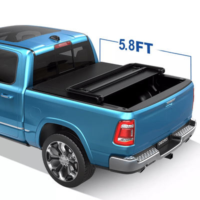 Tri Fold Cover For Chevy Silverado & GMC Sierra 1500 Fleetside Truck Bed, Soft Folding Pickup Bed Cover Tri Fold Cover For Chevy Silverado & GMC Sierra 1500 Fleetside Truck Bed, Soft Folding Pickup Bed Cover