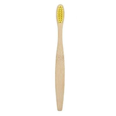 Eco Friendly Bamboo Toothbrush Yellow