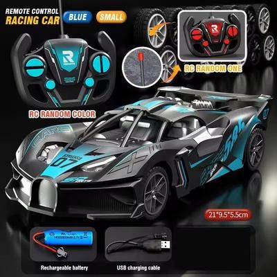 High Speed Remote Control Drift Car Off Road Racing Toy For Kids blue 8.27 In