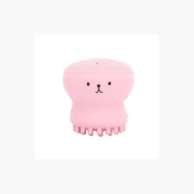 Octopus Shaped Silicone Face Cleanser Pink