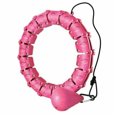 Weighted Hula Hoop For Adults Pink