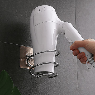 No Drilling Adhesive Stainless Steel Hair Dryer Holder No Drilling Adhesive Stainless Steel Hair Dryer Holder