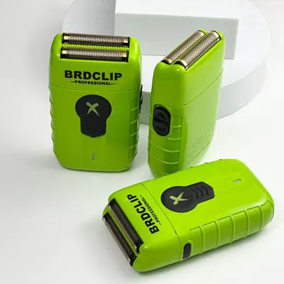 Professional Double Foil Shaver Hair Trimmer Beard trimming Electric Clipper for Man BRDCLIP