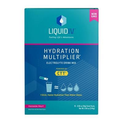 Liquid I.V. Hydration Multiplier Oral Electrolyte Solution Passion Fruit Flavor 0.56 oz. Electrolyte (1220420_BX)