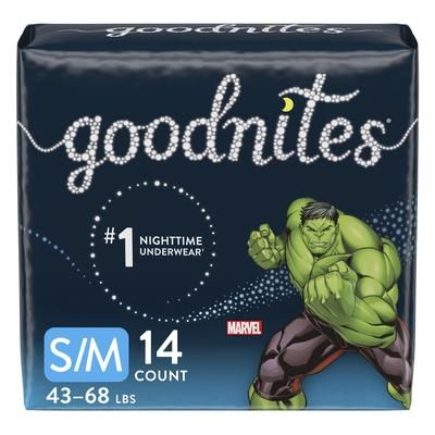 GoodNites Male Youth Absorbent Underwear Pull On with Tear Away Seams Small / Medium Disposable Heavy Absorbency (883225_PK)