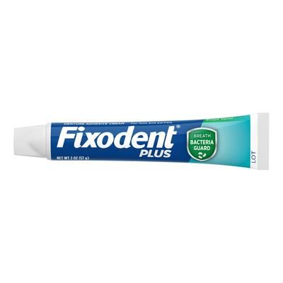 Fixodent Plus Breath Bacteria Guard Denture Adhesive Cream 2 oz. (1231752_EA)