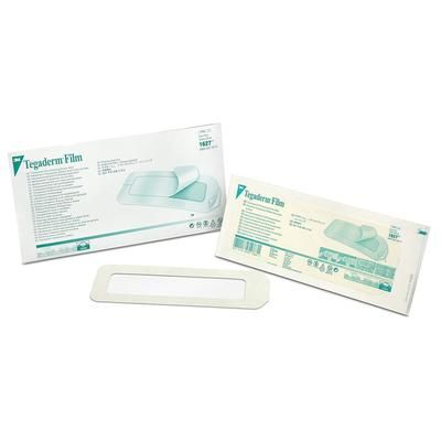3M Tegaderm Transparent Film Dressing 4 X 10 Inch Frame Style Delivery Rectangle Sterile (124293_CS)