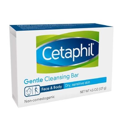 Cetaphil Gentle Cleansing Soap Bar 4.5 oz. Box Gentle Scent (1230042_EA)