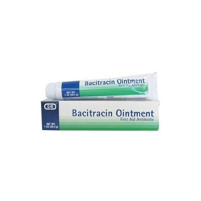 G & W First Aid Antibiotic Bacitracin Ointment 1 oz. Tube (476178_EA)