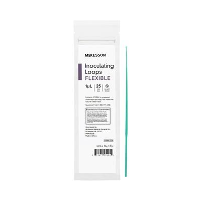 McKesson Inoculating Loop 1 µL High Impact Polystyrene Integrated Handle Sterile (1175306_CS)