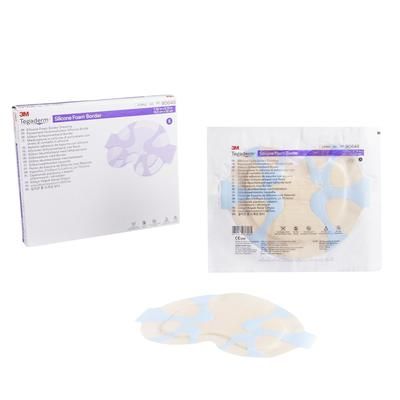 3M Tegaderm Foam Dressing 7-1/4 X 8-3/4 Inch With Border Film Backing Silicone Adhesive Large Sacral Sterile (1078889_EA)