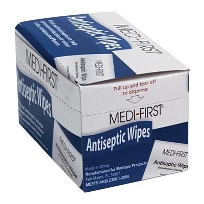 Medi-First First Aid Kit Refill Antiseptic Skin Towelette Individual Packet Scented 20 Count (787651_CS)