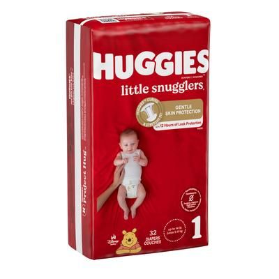 Huggies Little Snugglers Unisex Baby Diaper Size 1 Disposable Heavy Absorbency (1128672_CS)