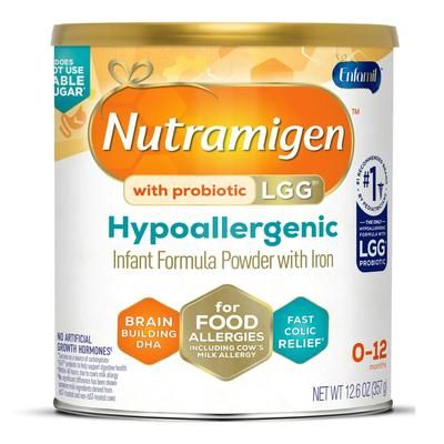 Nutramigen with Probiotic LGG Infant Formula Unflavored 12.6 oz. Can Powder Iron Cow's Milk Allergy (1166030_CS)