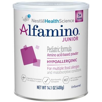 Alfamino Junior Pediatric Oral Supplement Unflavored 14.1 oz. Can Powder Amino Acid Food Allergies (984026_CS)