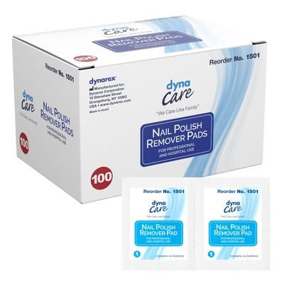 dynaCare Nail Polish Remover Pad 1.97 X 2.48 Inch (813832_BX)